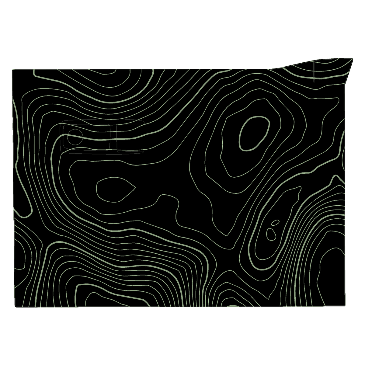 Topo Glovebox Overlay Kit (Printed Series) - 2021+ Bronco