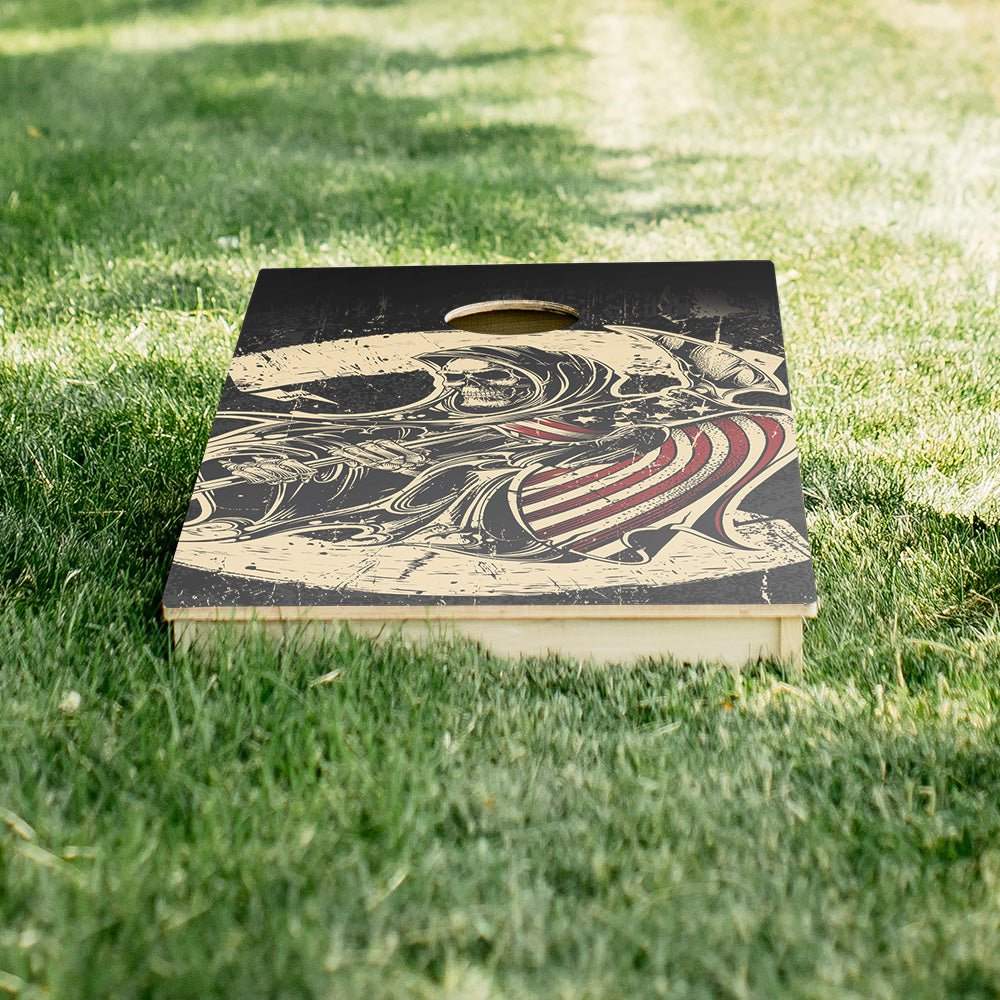 USA Grim Reaper Star Cornhole Boards