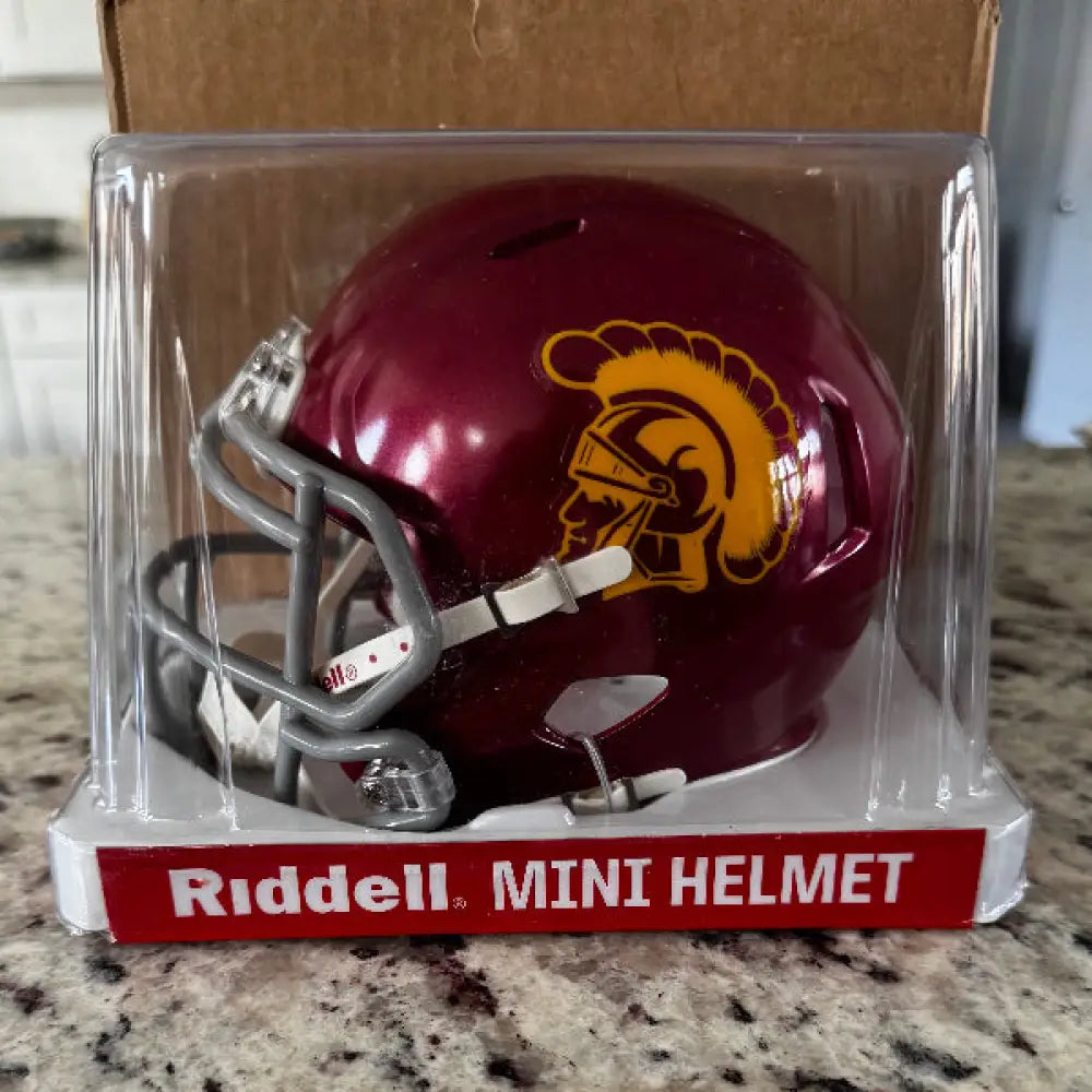 USC Trojans NCAA Mini Speed Football Helmet - NCAA