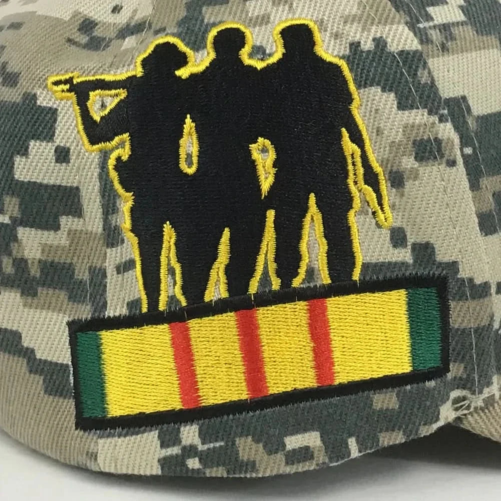 VIETNAM VET DIGITAL CAMO HAT (CAMO)