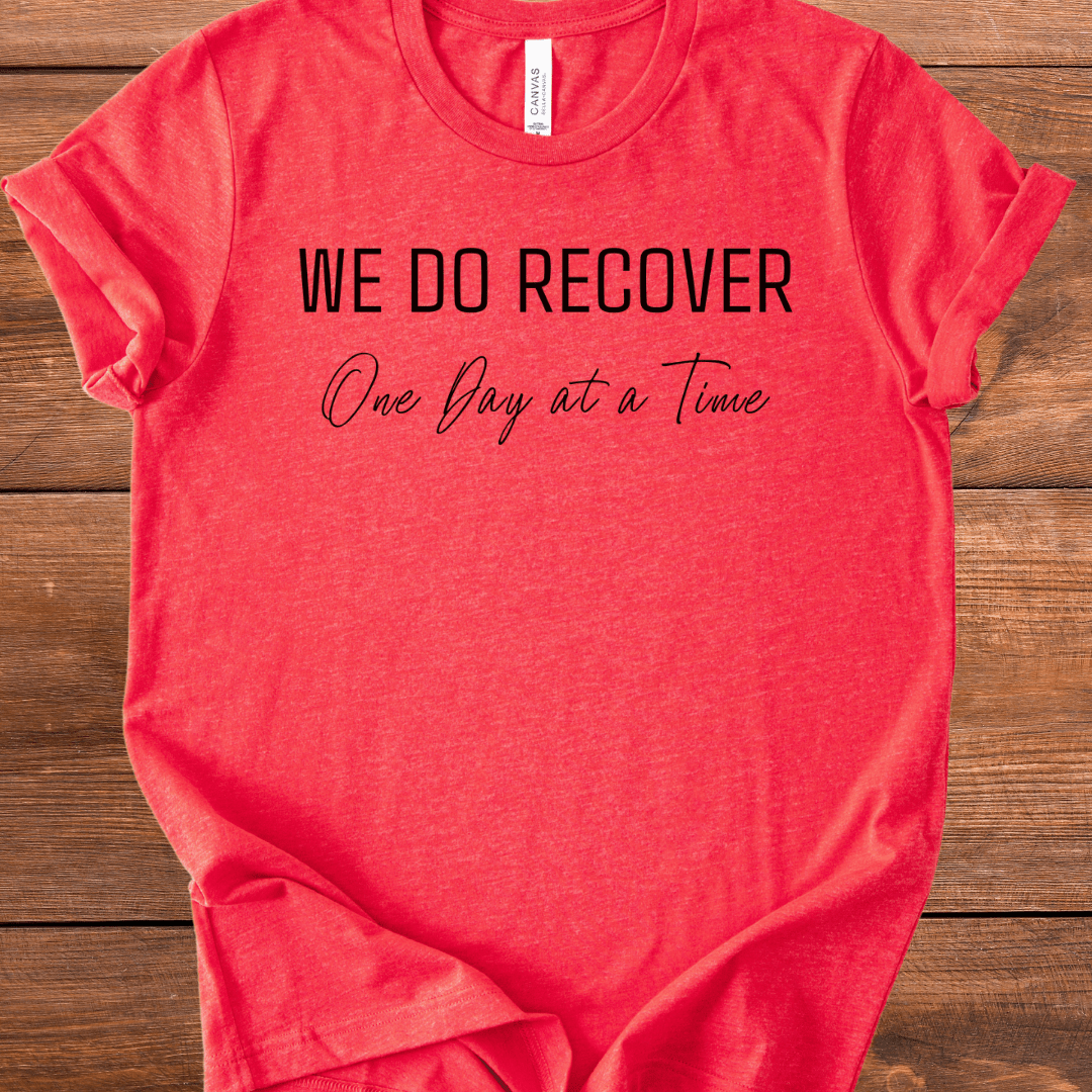 Vintage Blend Recovery T-Shirt | Inspiring Sobriety | We Do Recover