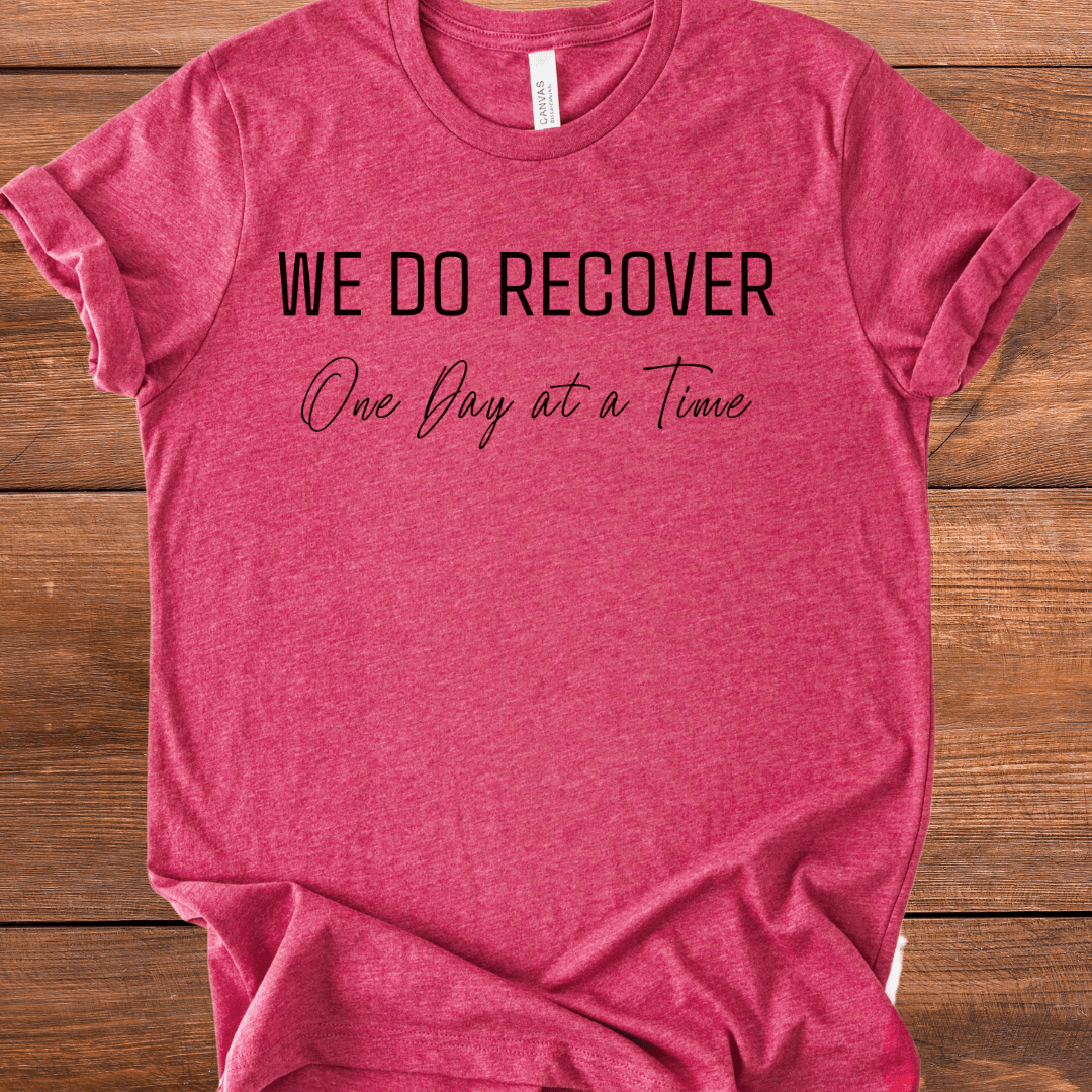 Vintage Blend Recovery T-Shirt | Inspiring Sobriety | We Do Recover