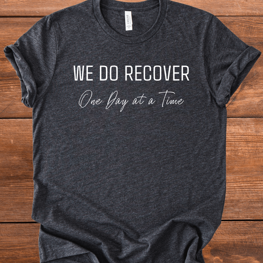 Vintage Blend Recovery T-Shirt | Inspiring Sobriety | We Do Recover
