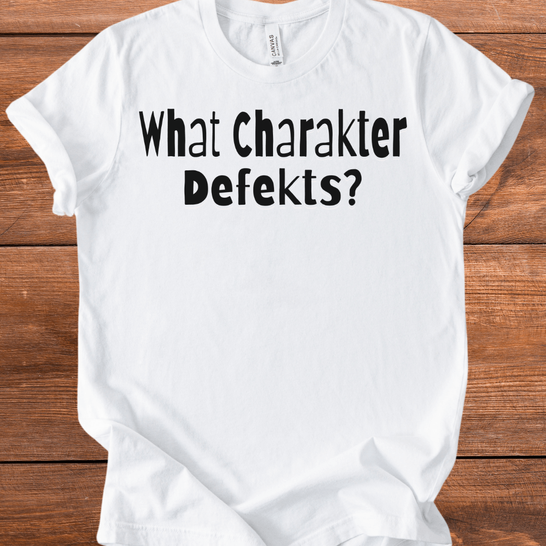 Vintage Blend Recovery T-Shirt | Inspiring Sobriety | What Charakter Defekts?