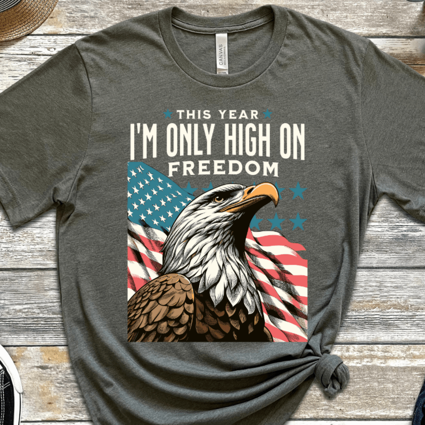Vintage Recovery T-Shirt | Inspiring Sobriety | High on Freedom