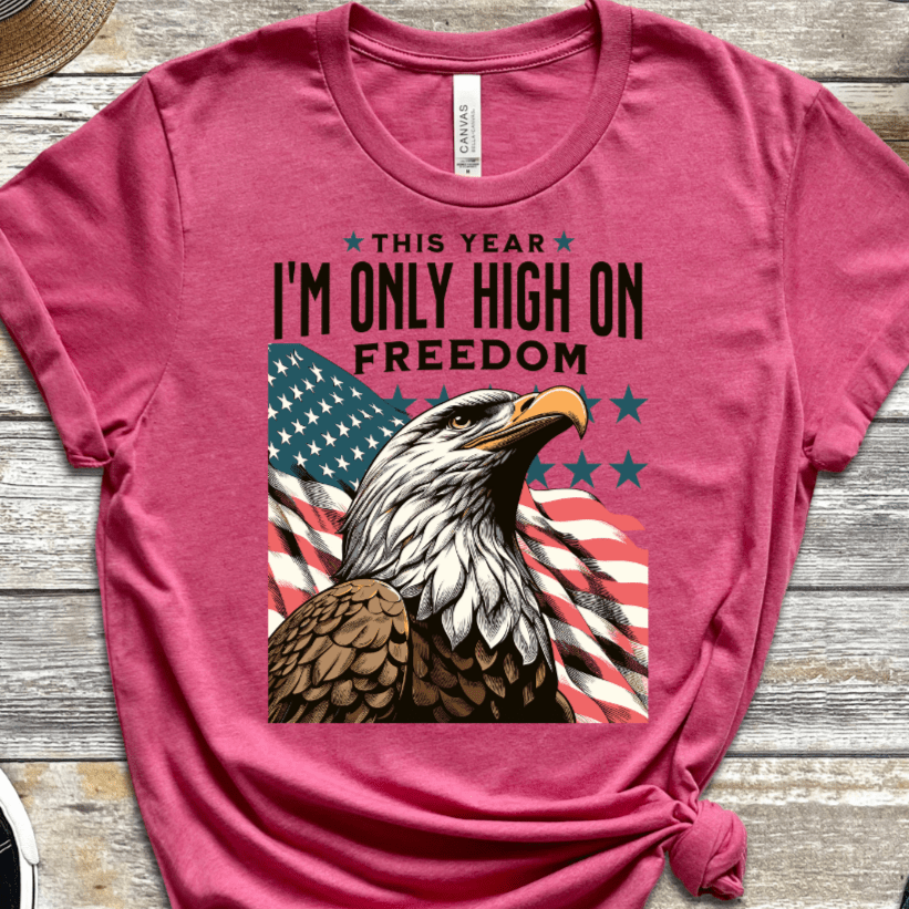 Vintage Recovery T-Shirt | Inspiring Sobriety | High on Freedom