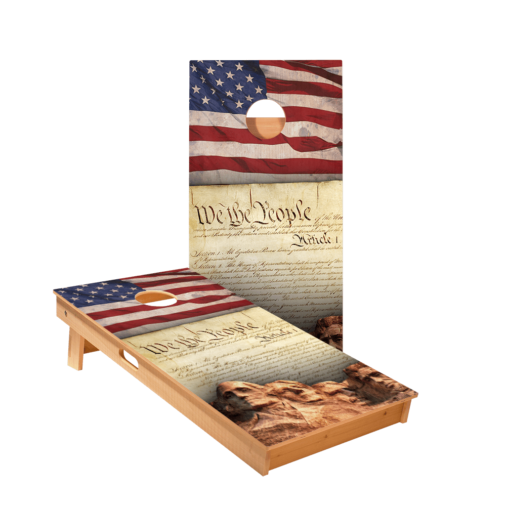 We The People Star Cornhole Boards