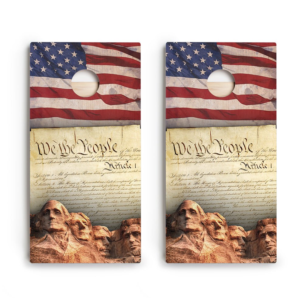 We The People Star Cornhole Boards