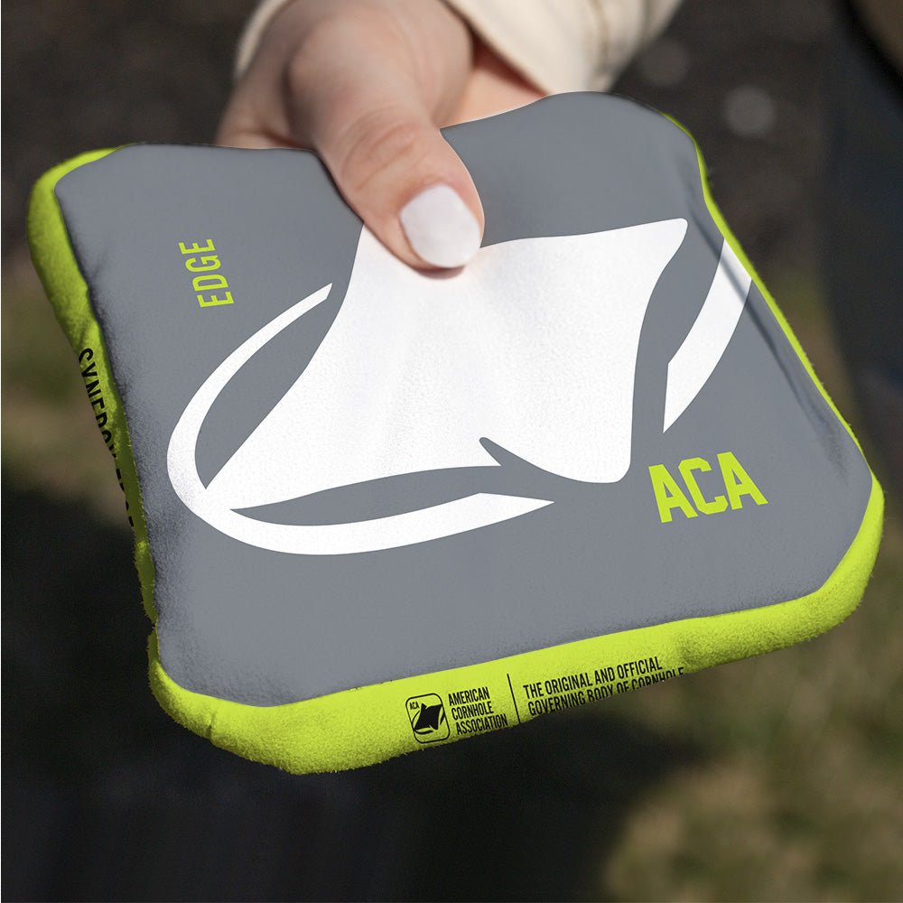 White ACA Logo Synergy Edge Cornhole Bags