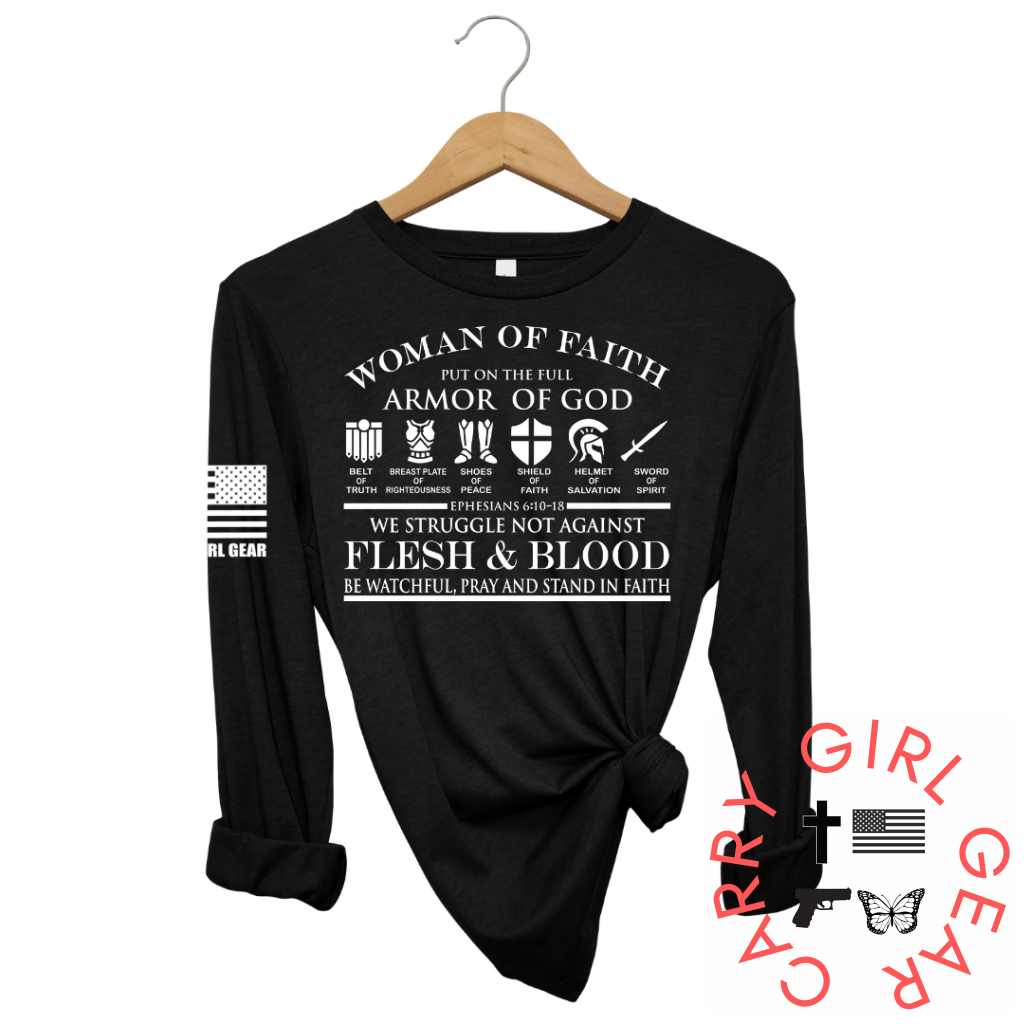 WOMAN OF FAITH Long Sleeve