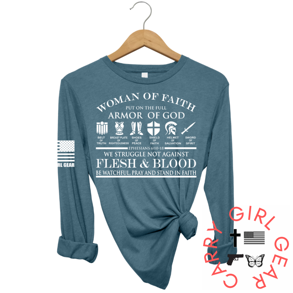 WOMAN OF FAITH Long Sleeve