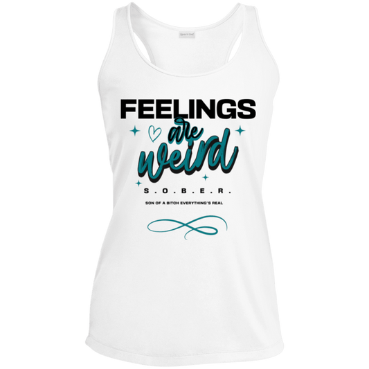 Womens Recovery Tank | Inspiring Sobriety | Feelings Are Weird