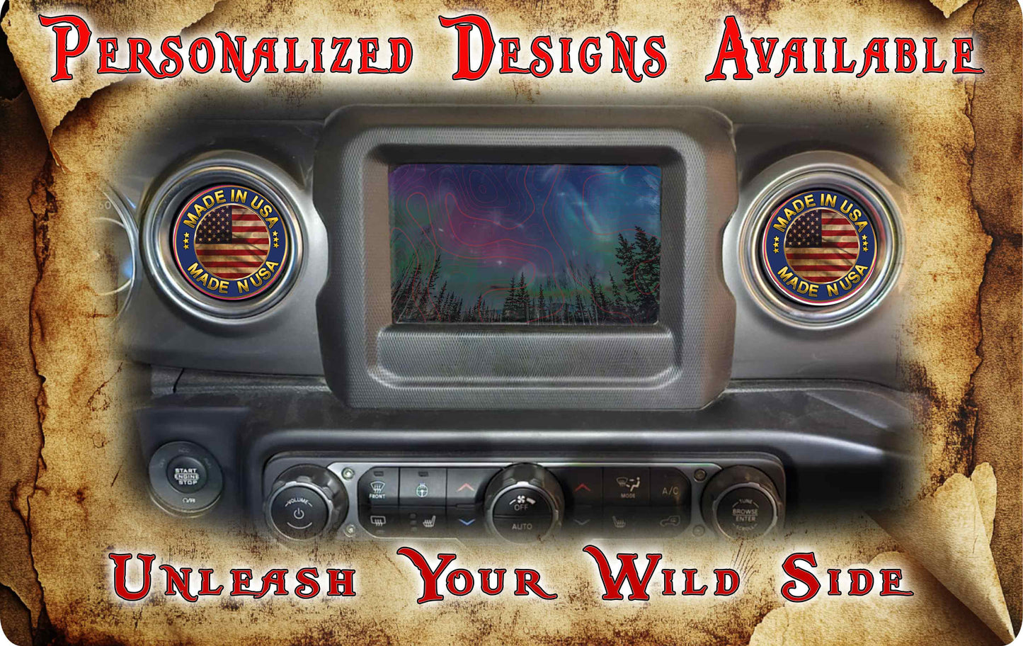 Steering wheel decal custom design