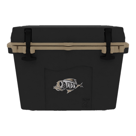 Taiga Coolers 27 Quart Black and Tan Cooler