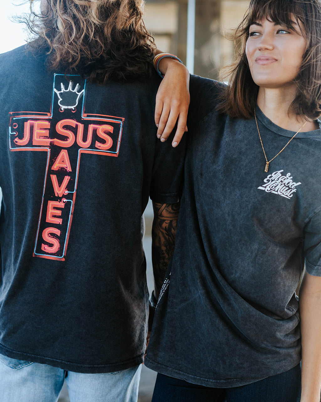 'Jesus Saves' Premium Tee