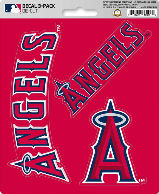 MLB Official Team Sticker Mats - Set of 3 Stickers