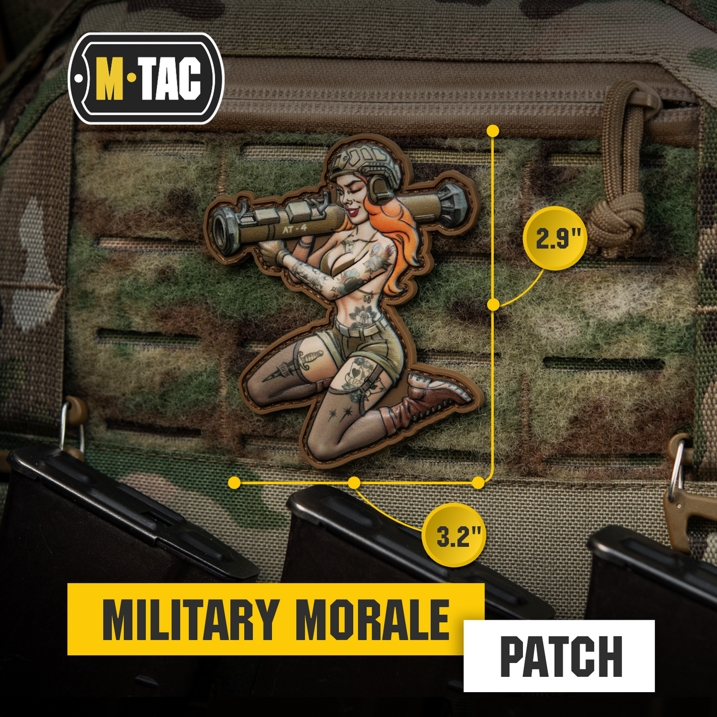 M-Tac Morale Patch Tactical Girl