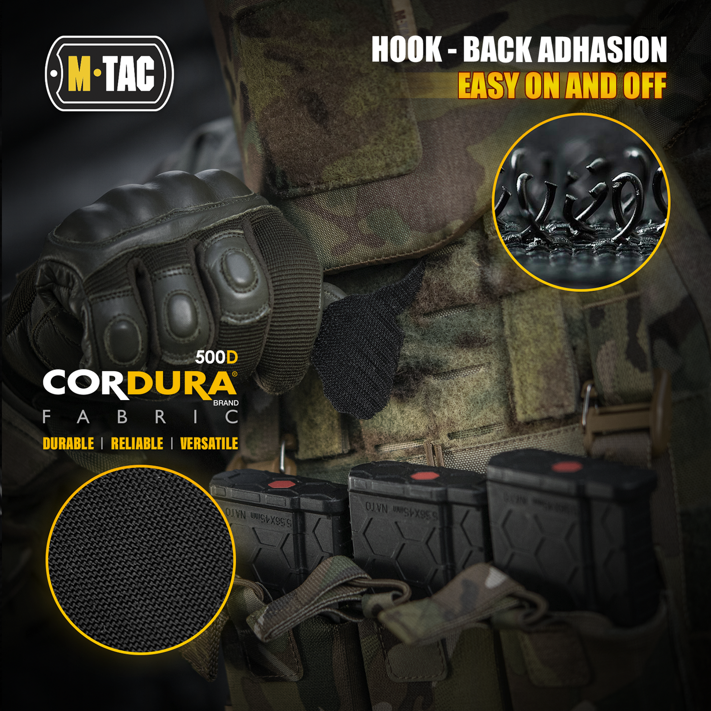 M-Tac GITD Patch Skeleton Shooter (Embroidered)