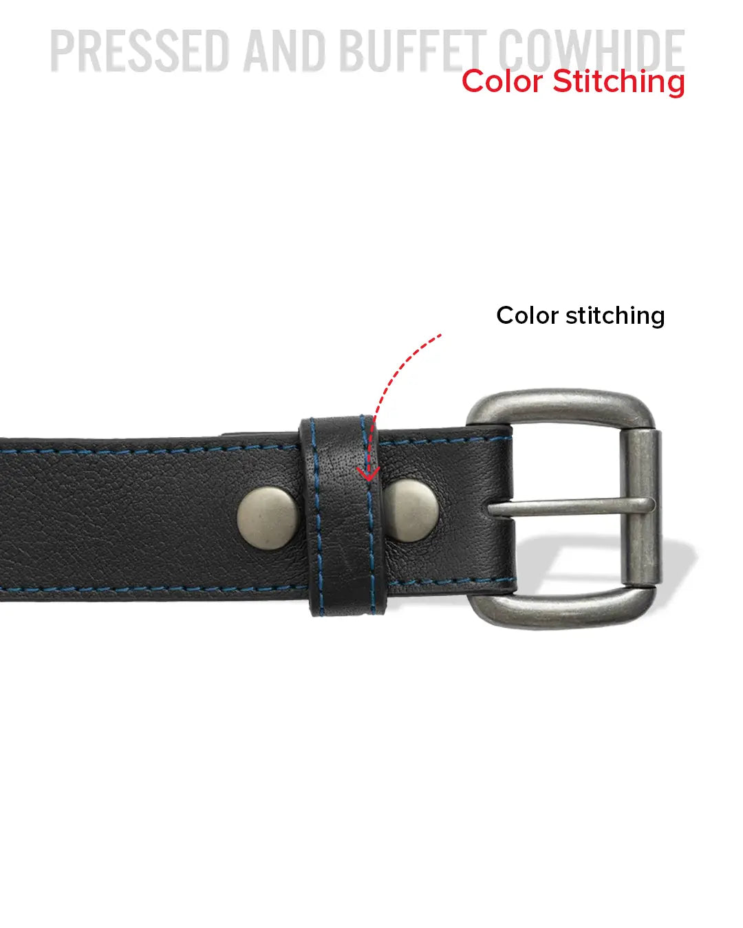 FULL GRAIN WITH CUSTOM STITCH BELTS