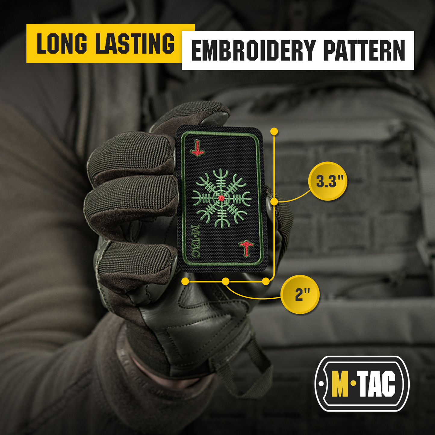 M-Tac Helm of Awe Embroidered Patch