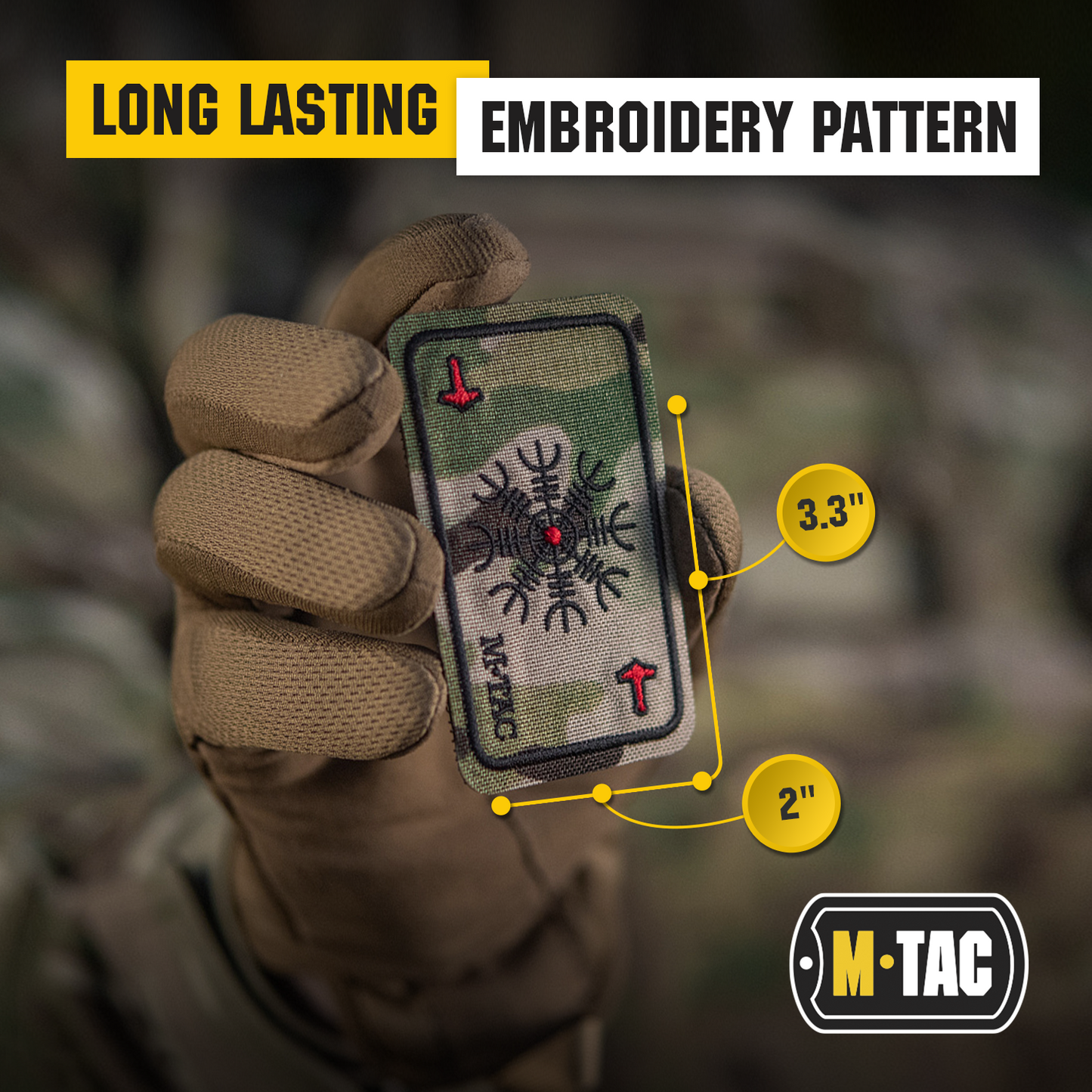 M-Tac Helm of Awe Embroidered Patch