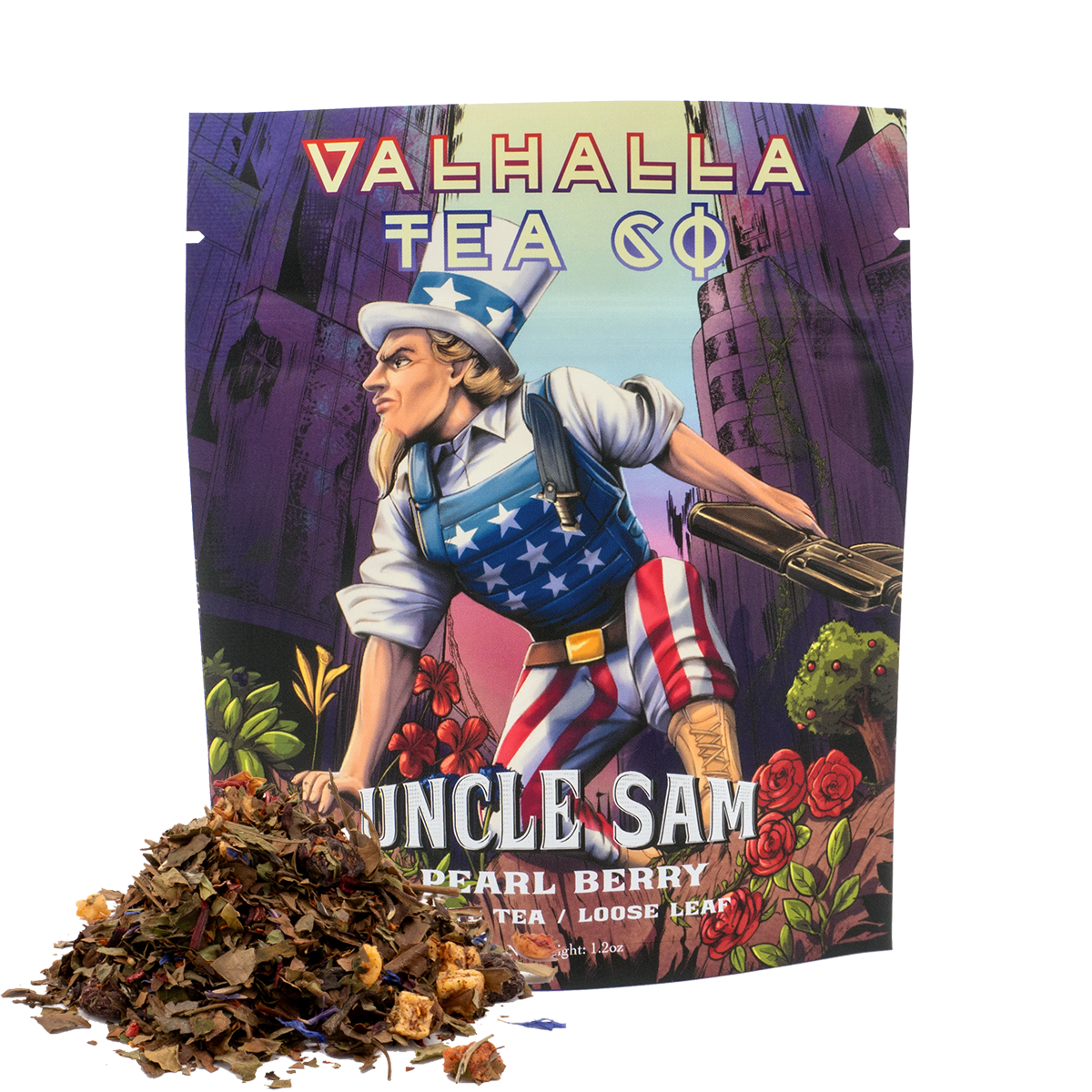 Uncle Sam | Strawberry, Apple & Blueberry | White Tea | Caffeinated
