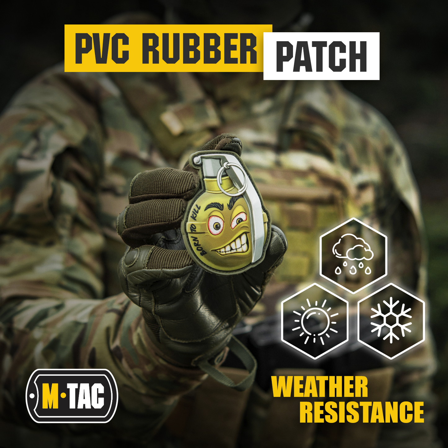 M-Tac M67 Grenade 3D PVC Patch