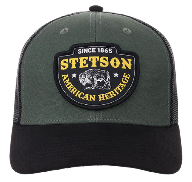Stetson American Heritage (Green/ Black) - Trucker Cap