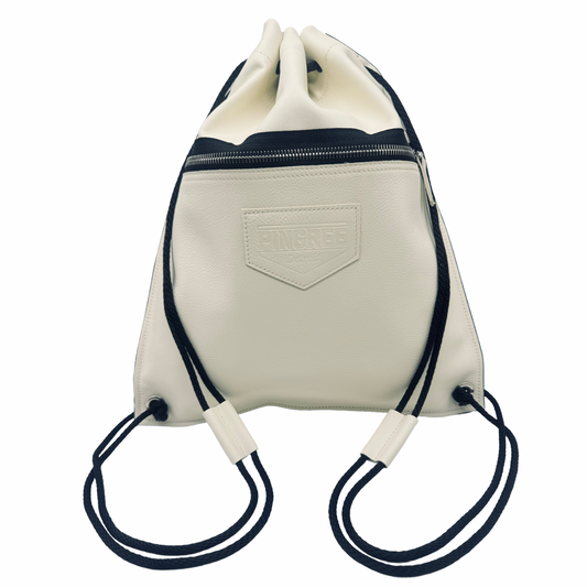 Detroit Drawstring Backpack in Leather ( Made to Order)