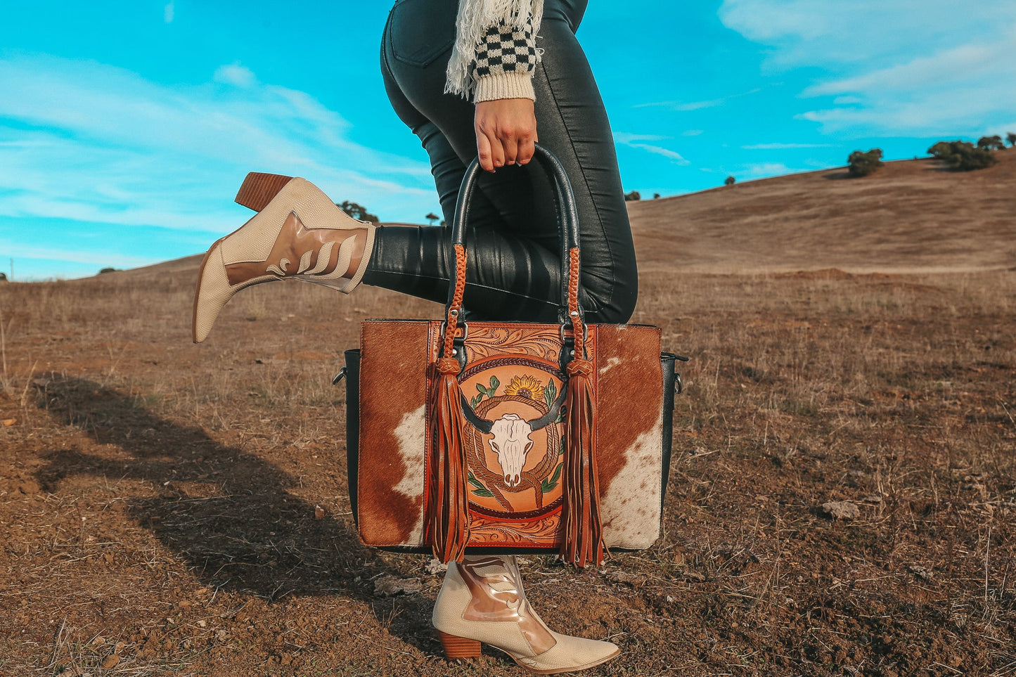 Life In The West Tote , A Haute Southern Hyde by Beth Marie Exclusive