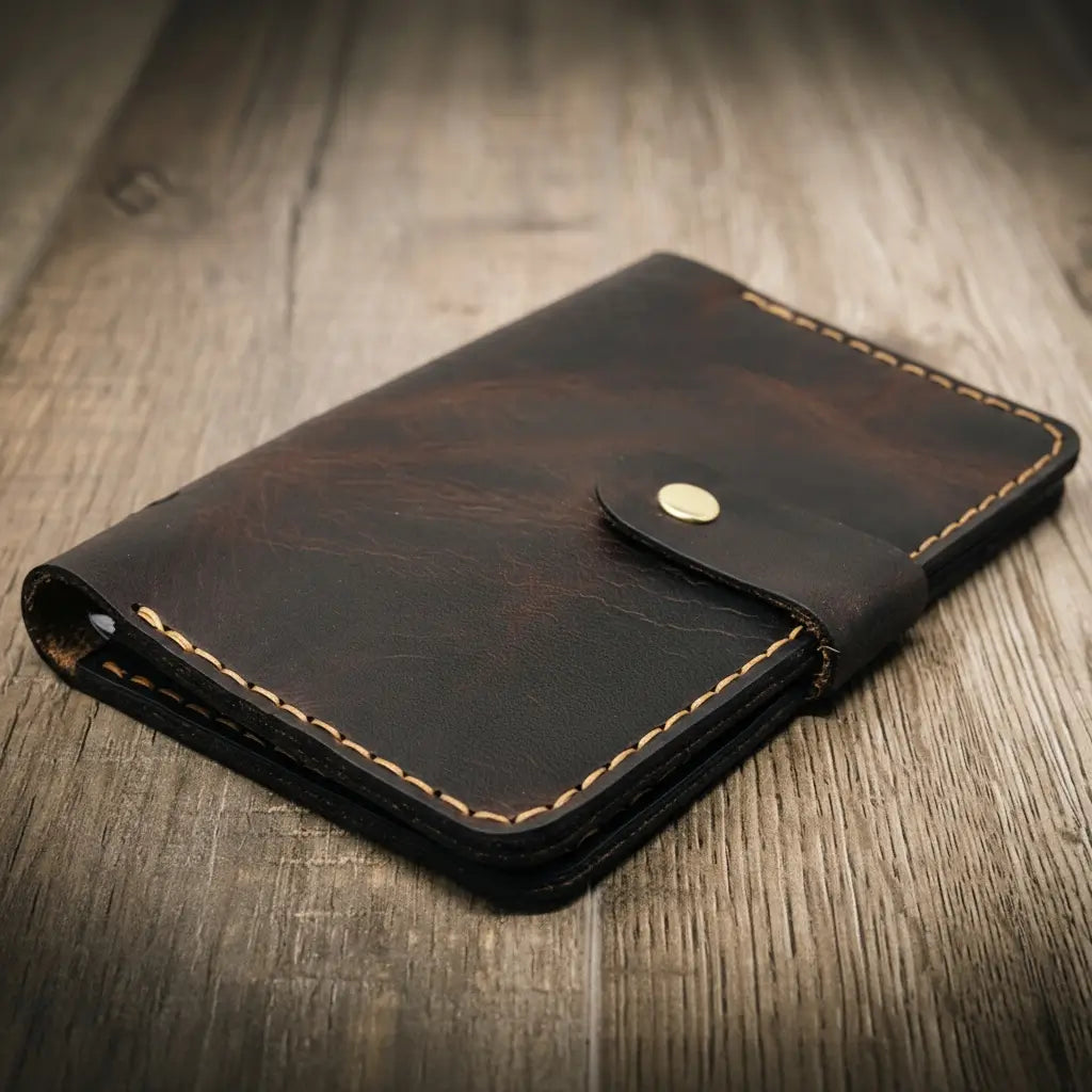 Leather Field Notes Cover -  Walnut Brown