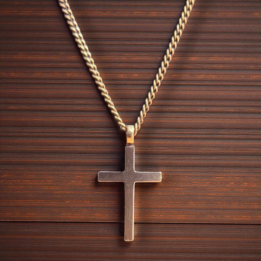 FAITH Classic Cross Necklace - Bronze