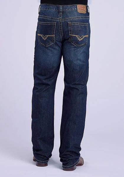 Stetson 1312 Modern Fit (Gold/Medium Wash) - Men's Jeans