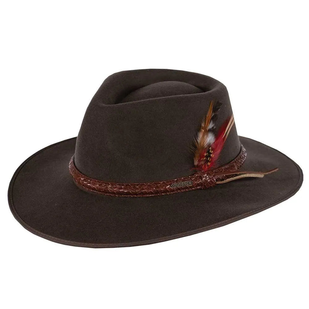 Outback Santa Fe - Wool Felt Outback Hat (closeout)