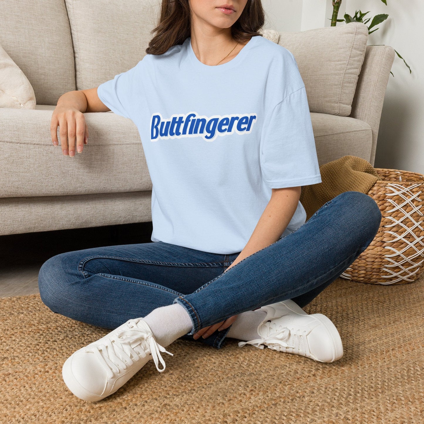 Buttfingerer T-Shirt — Funny Retro Script Tee for Sarcastic Humor Gifts