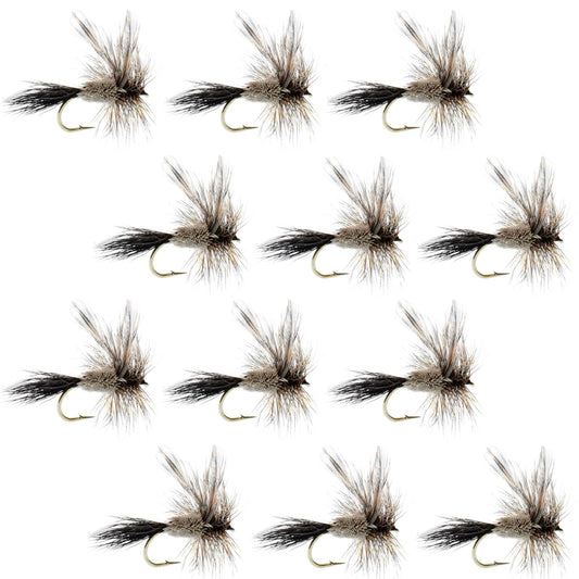 Adams Irresistible Classic Dry Fly - 1 Dozen Flies Hook Size 10