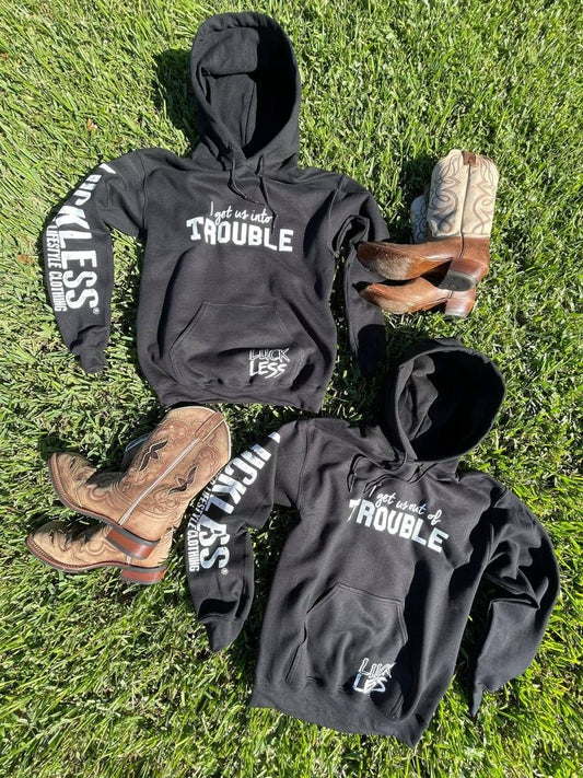 In And Out Of Trouble | Best Friend Hoodies (Set Of 2)