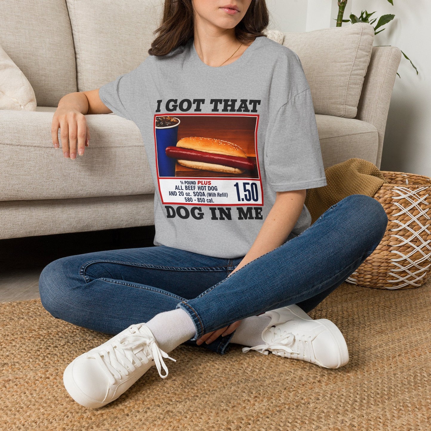 T-Shirt — 'I Got That Dog' Vintage Grocery Graphic Tee