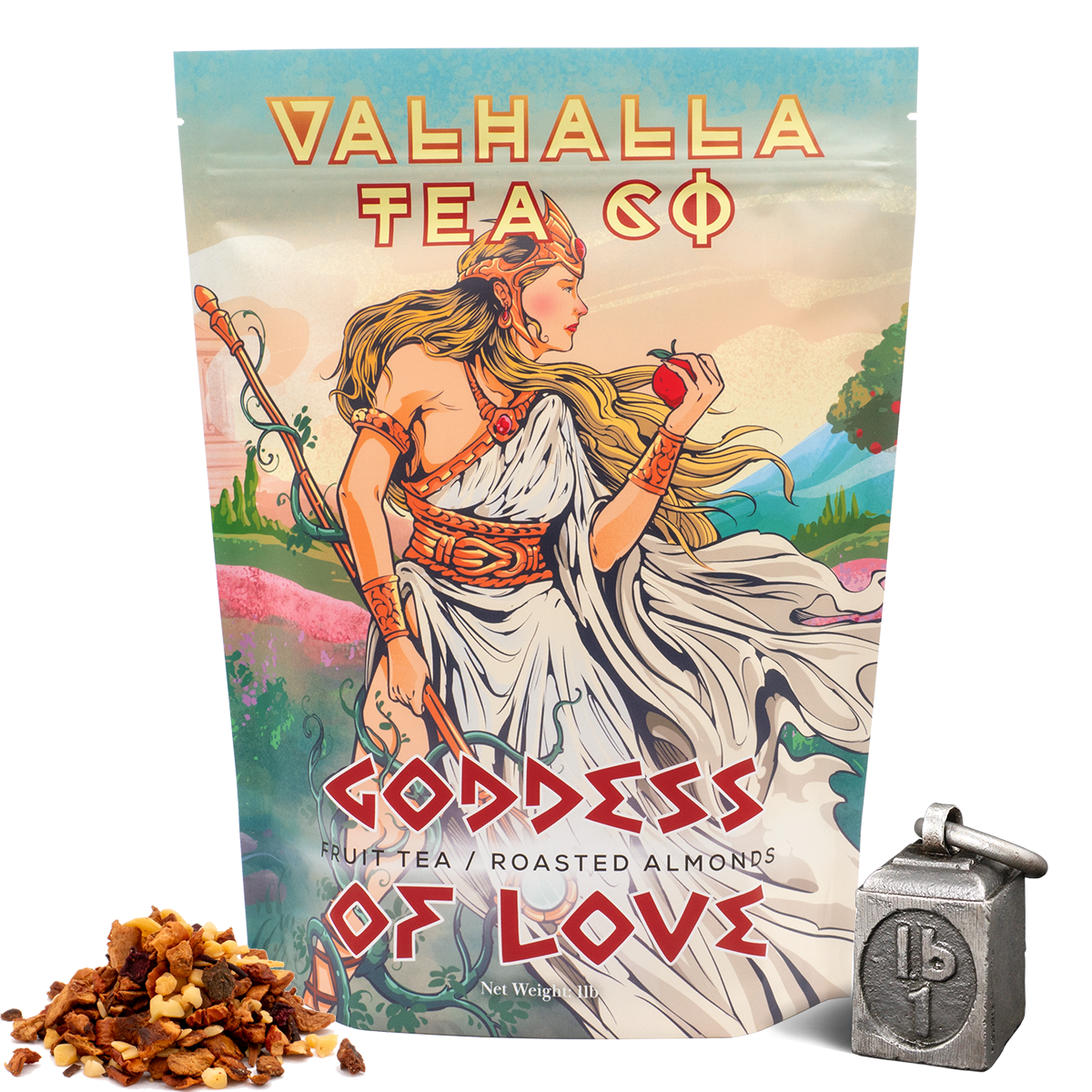 Goddess of Love | Toasted Almond & Apple | Fruit Tea | Non-Caffeinated