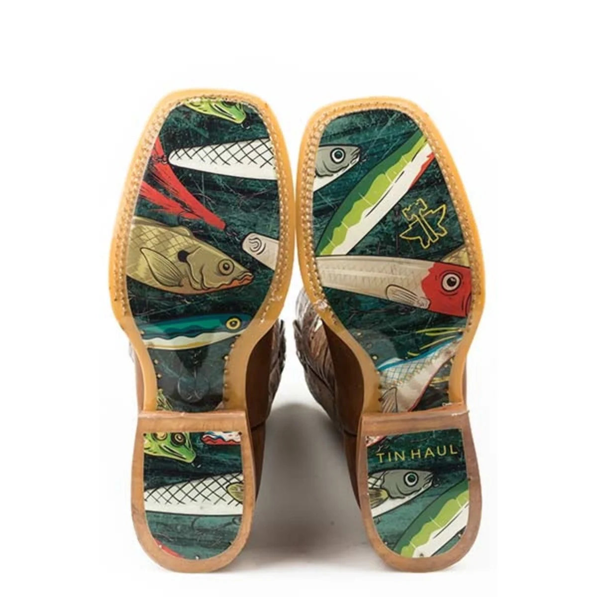 Tin Haul Alpha Angler  - Men's Leather Cowboy Boot