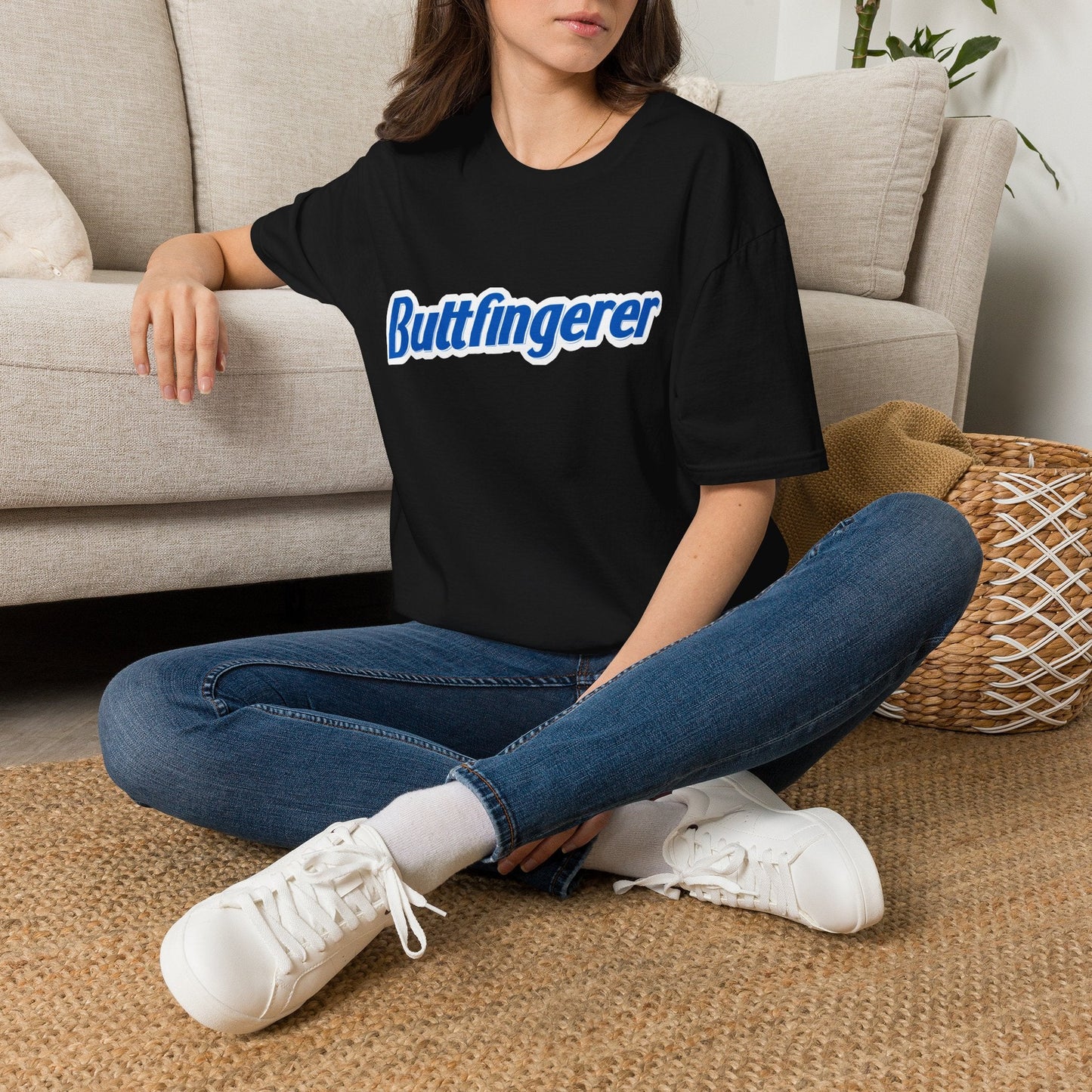 Buttfingerer T-Shirt — Funny Retro Script Tee for Sarcastic Humor Gifts
