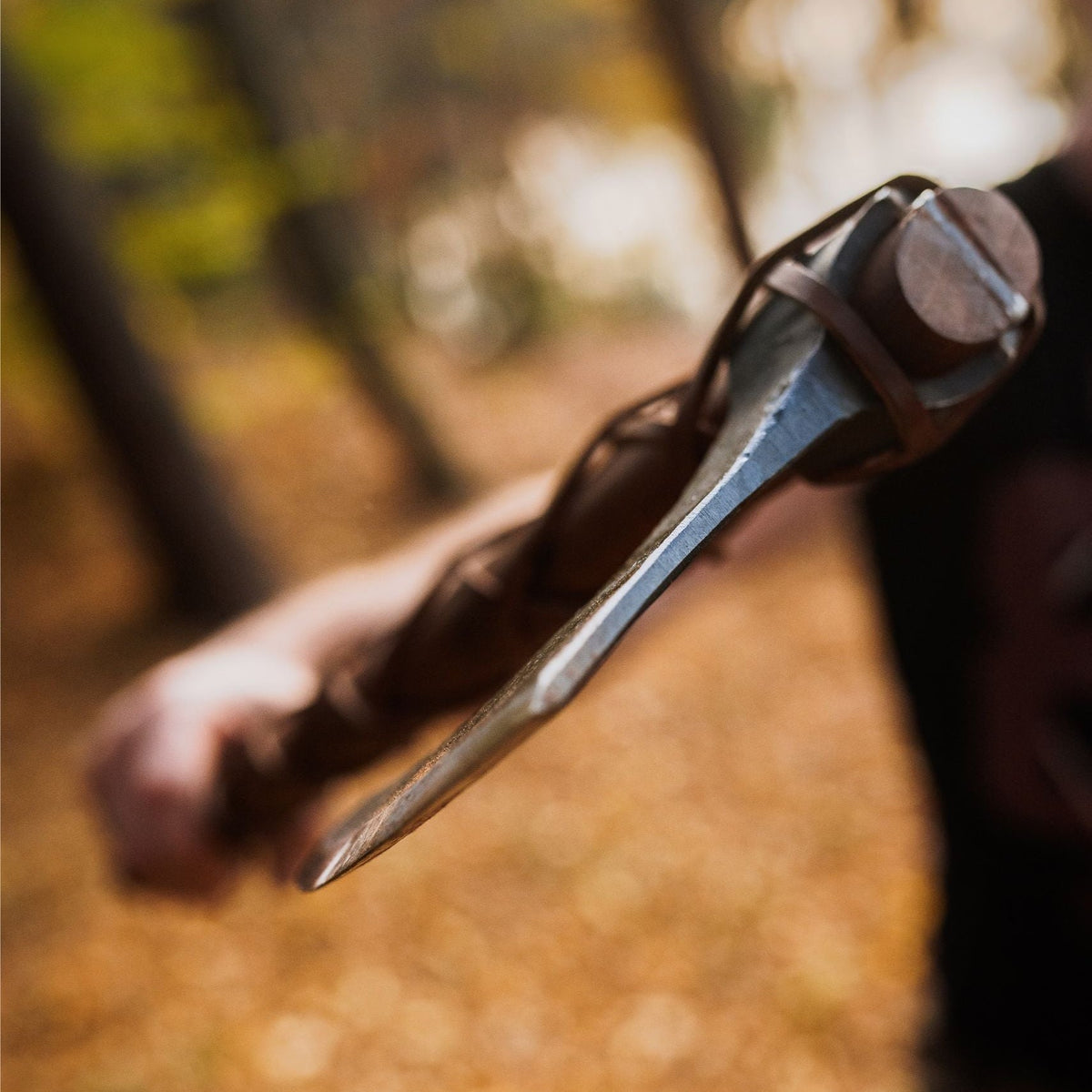 Viking Bearded Axe "Skeggox" – Runic Battle Axe