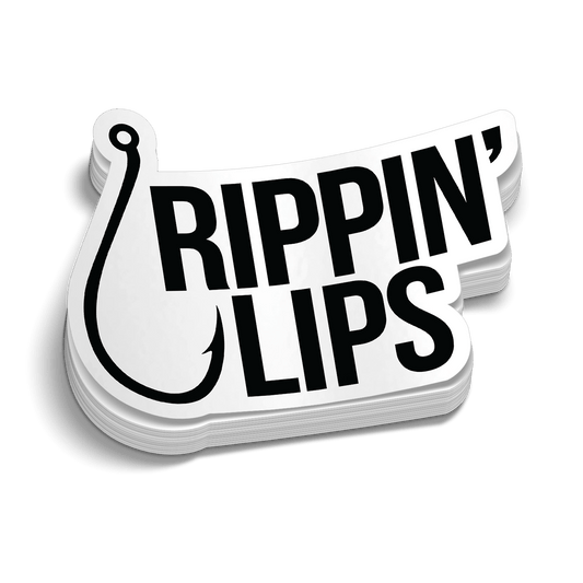 Rippin' Lips Hard Hat Decal
