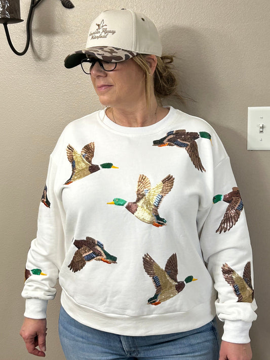 Mallard Glam Crewneck ***** Pre-Order for Fall - ETA September *****