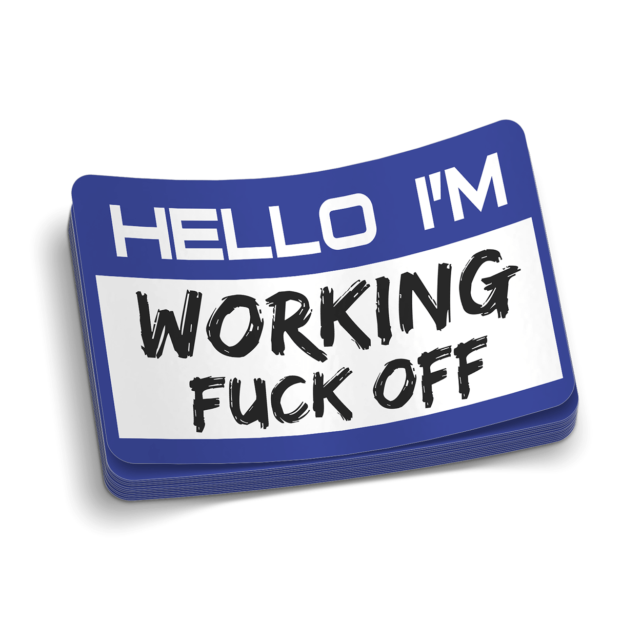 Hello Hard Hat Decal