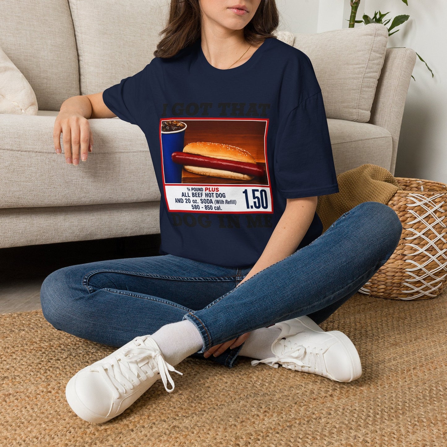 T-Shirt — 'I Got That Dog' Vintage Grocery Graphic Tee