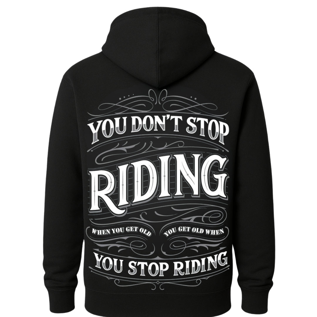 Quotes Biker Hoodie