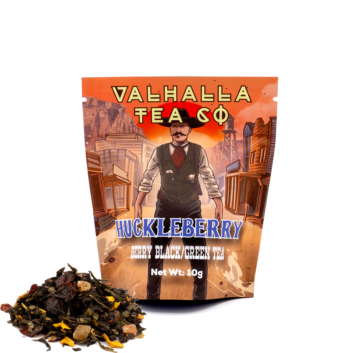 Huckleberry | Blueberries, Papaya, Rose | Black/Green Tea | Caffeinated