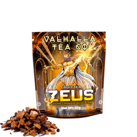 Zeus | Pomegranate, Blueberries, Hibiscus | Fruit Tea | Non-Caffeinated