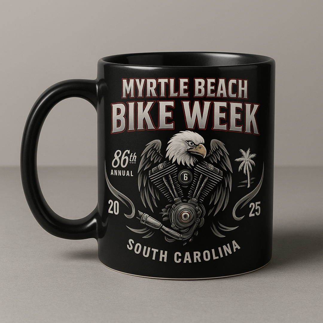 Myrtle Beach Bike Week 2025 – Collector’s Mug Series